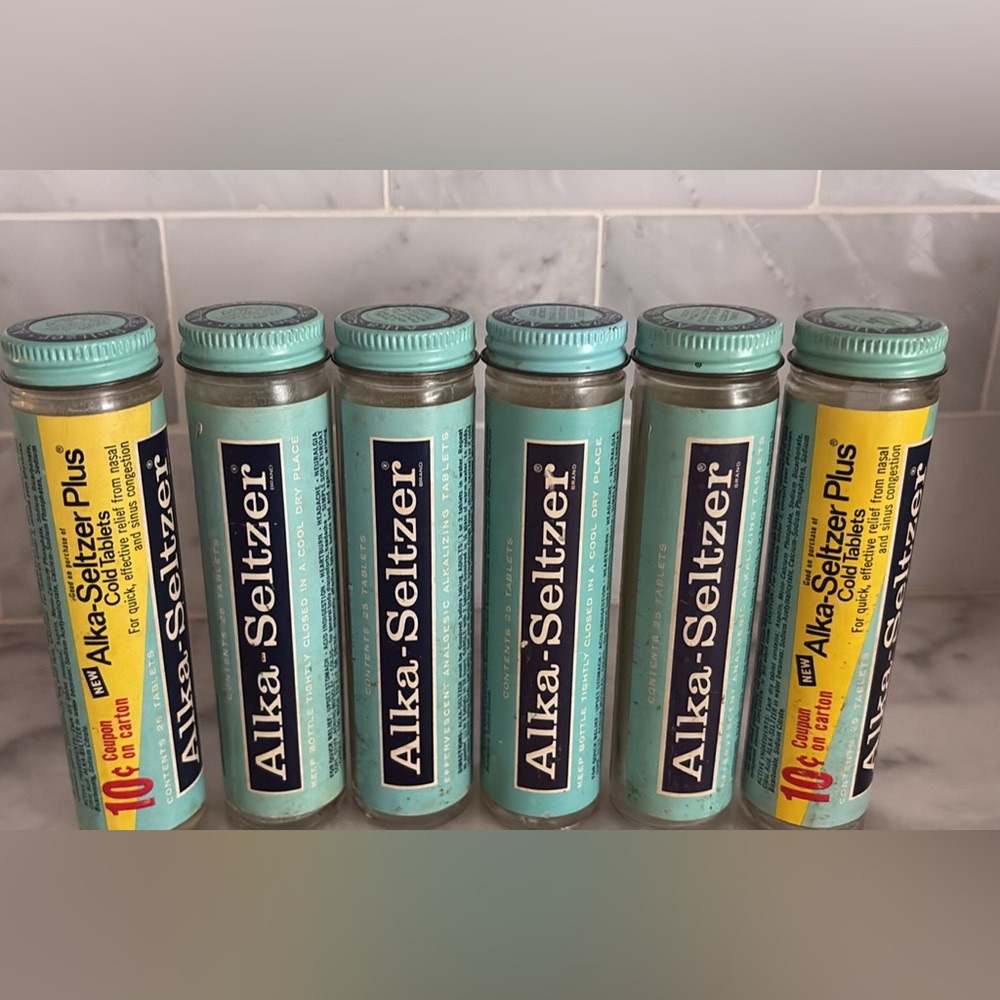 Alka-Seltzer Vintage Bottles Collection
